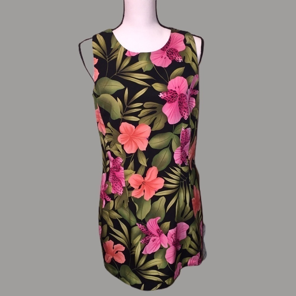 R&K Originals - Beautifully Made Palm Floral Dress